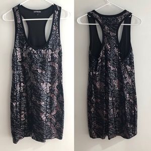 Sequin Racerback Dress